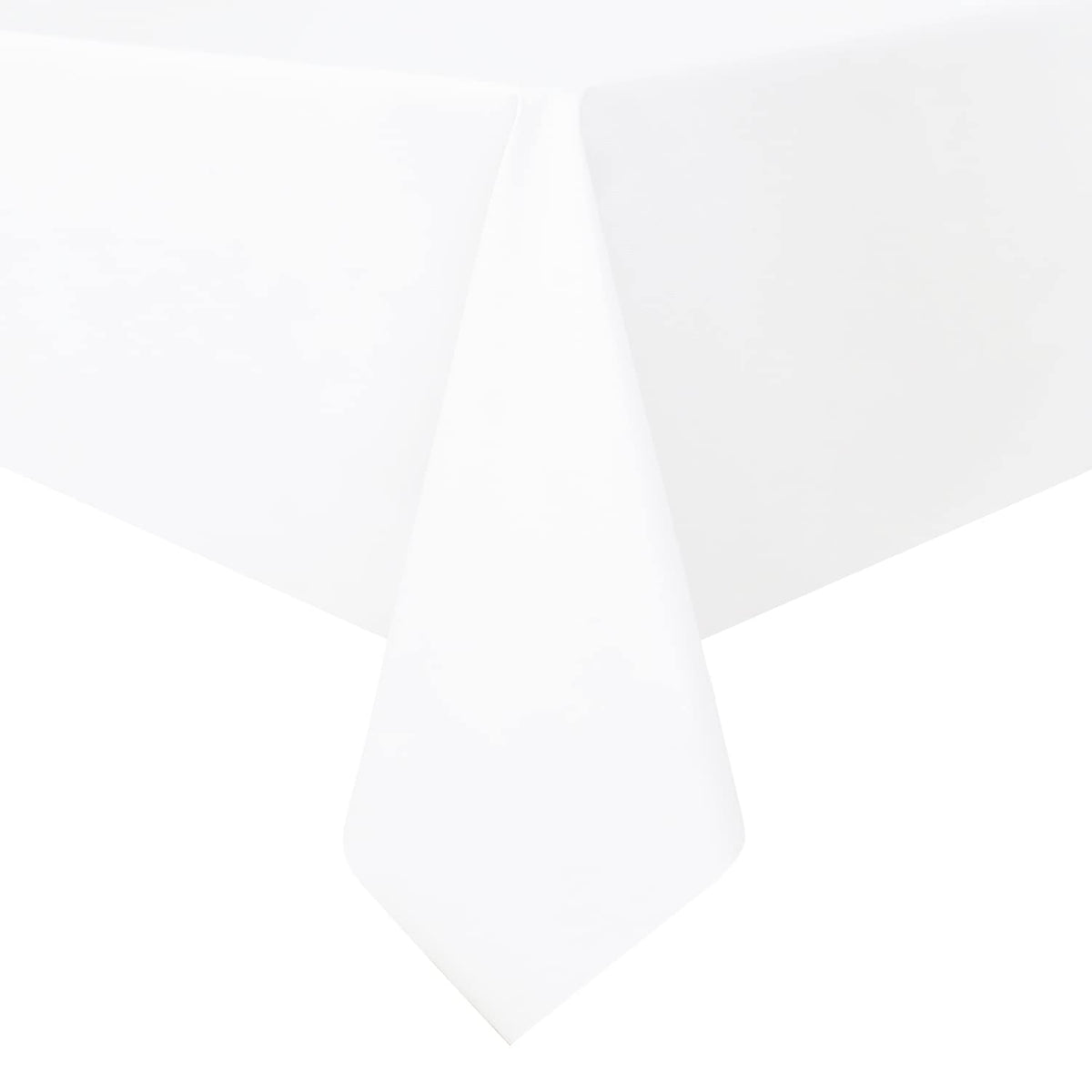 Romanstile 100% Waterproof PVC Tablecloth Rectangle, Outdoor Oil Spill Proof Stain Resistant Vinyl Table Cloth, Wipe Clean Plastic Table Covers for Kitchen/Dining/Parties - 54 x 78 Inch, Light Grey