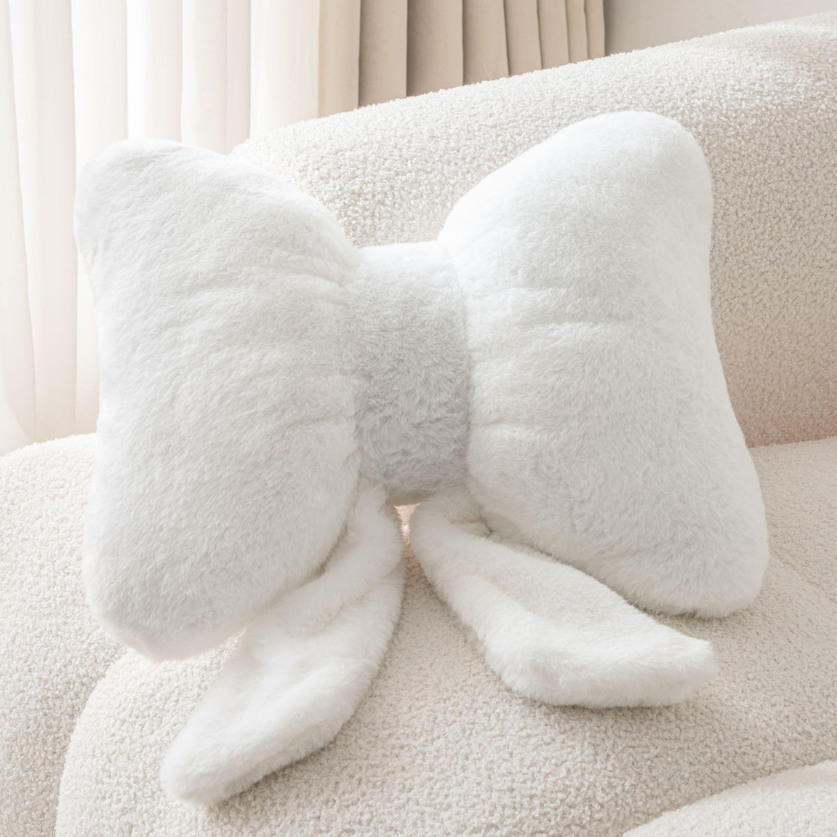 Bow Pillow Throw Pillows Butterfly Shaped Decorative Cute Pillows for Bed Sofa Cute Home Decor,Pink 10 * 8inch