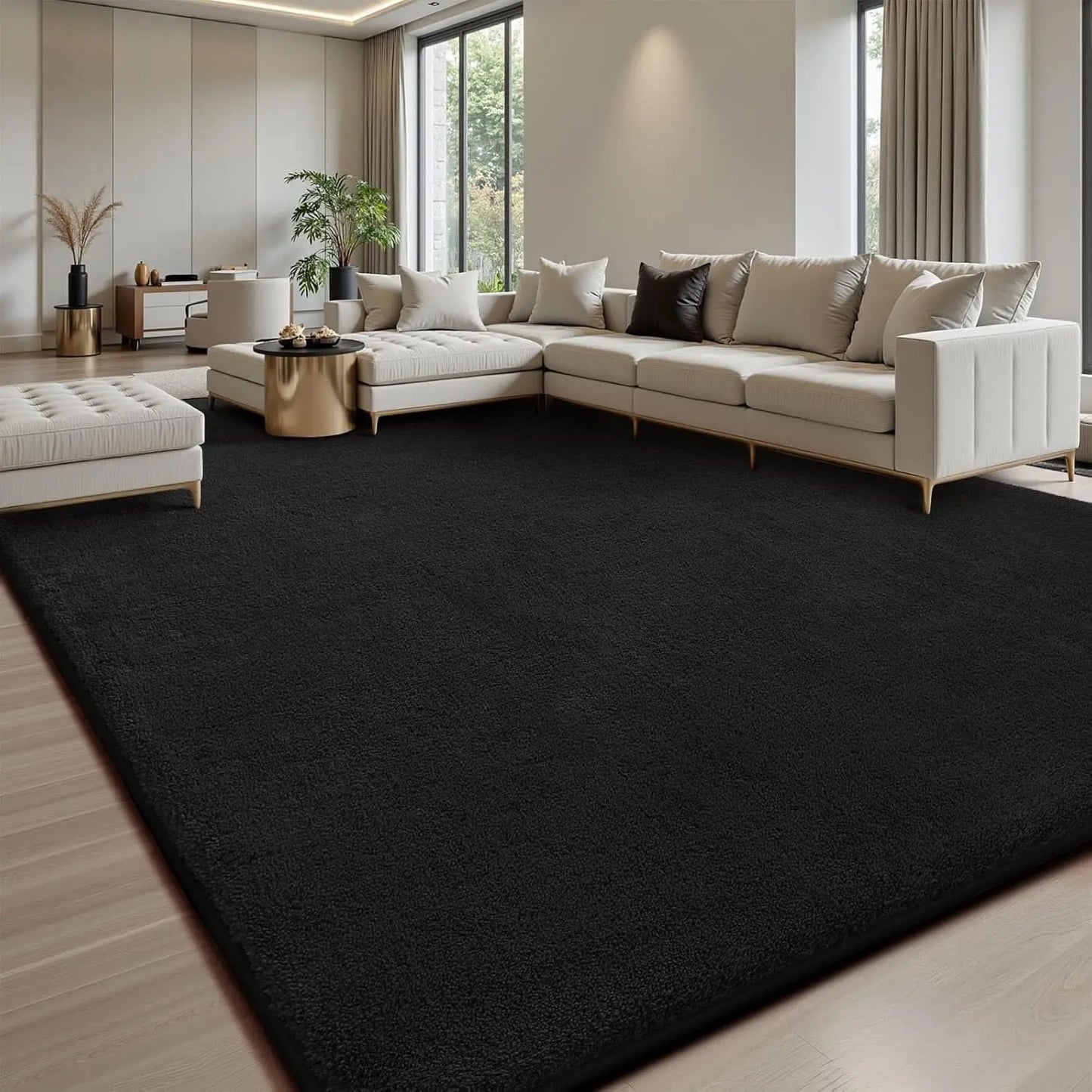 FAMVAL Large Size Cozy Modern Area Rug, Dense Plush Non-Slip Carpet for Bedroom, Living Room, Nursery, Dorm and Apartment summerwins,back to school,dorm essentials,home decor,home essentials
