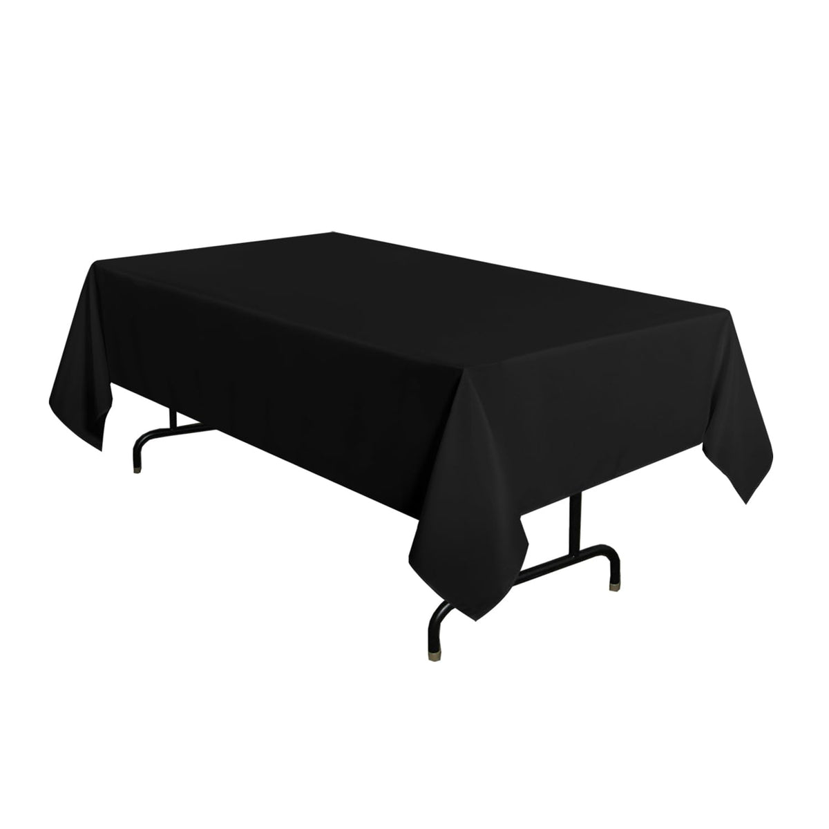 sancua 2 Pack White Table Cloth 60x102 Inch for 6 Feet Rectangle Tables | Stain and Wrinkle Resistant Washable Polyester Tablecloth Cover for Dining Tables, Wedding Buffet Parties and Camping