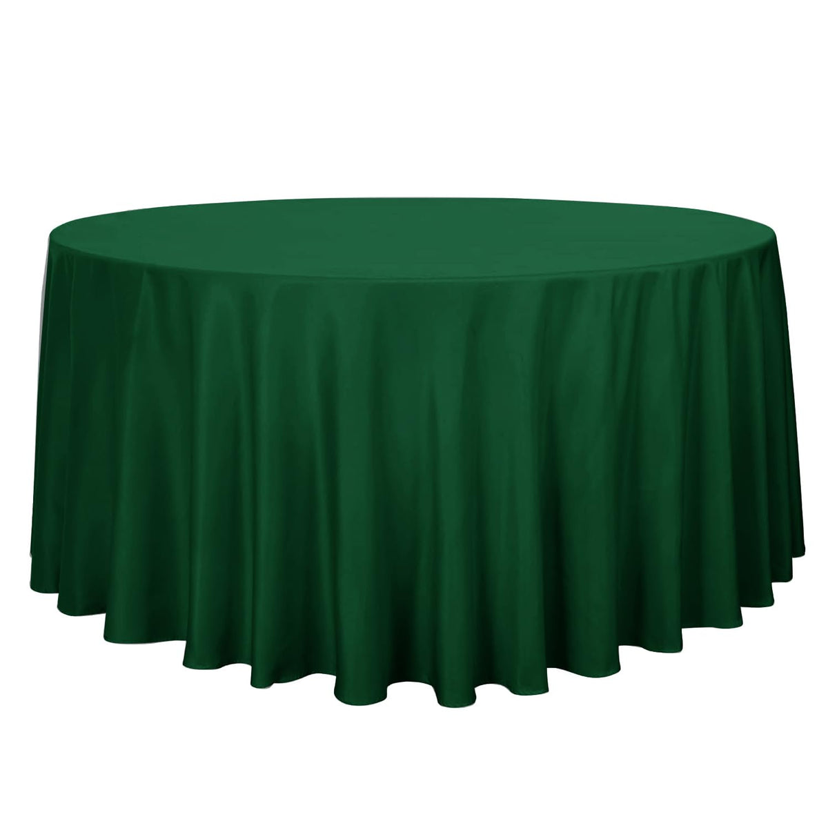 sancua White Round Tablecloth 60 Inch Diameter for 20-48 Inch Tables | Water Resistant Spill Proof, Washable Polyester Cloth Decorative Fabric Cover, For Dining, Buffet Parties and Camping