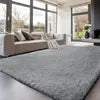 FAMVAL Large Fluffy Rug for Bedroom and Living Room, Long Plush Soft Area Rug with Non-Slip Backing, Modern Cozy Rug for Dorm Apartment Kids Room summerwins,back to school,dorm essentials,home decor,home essentials