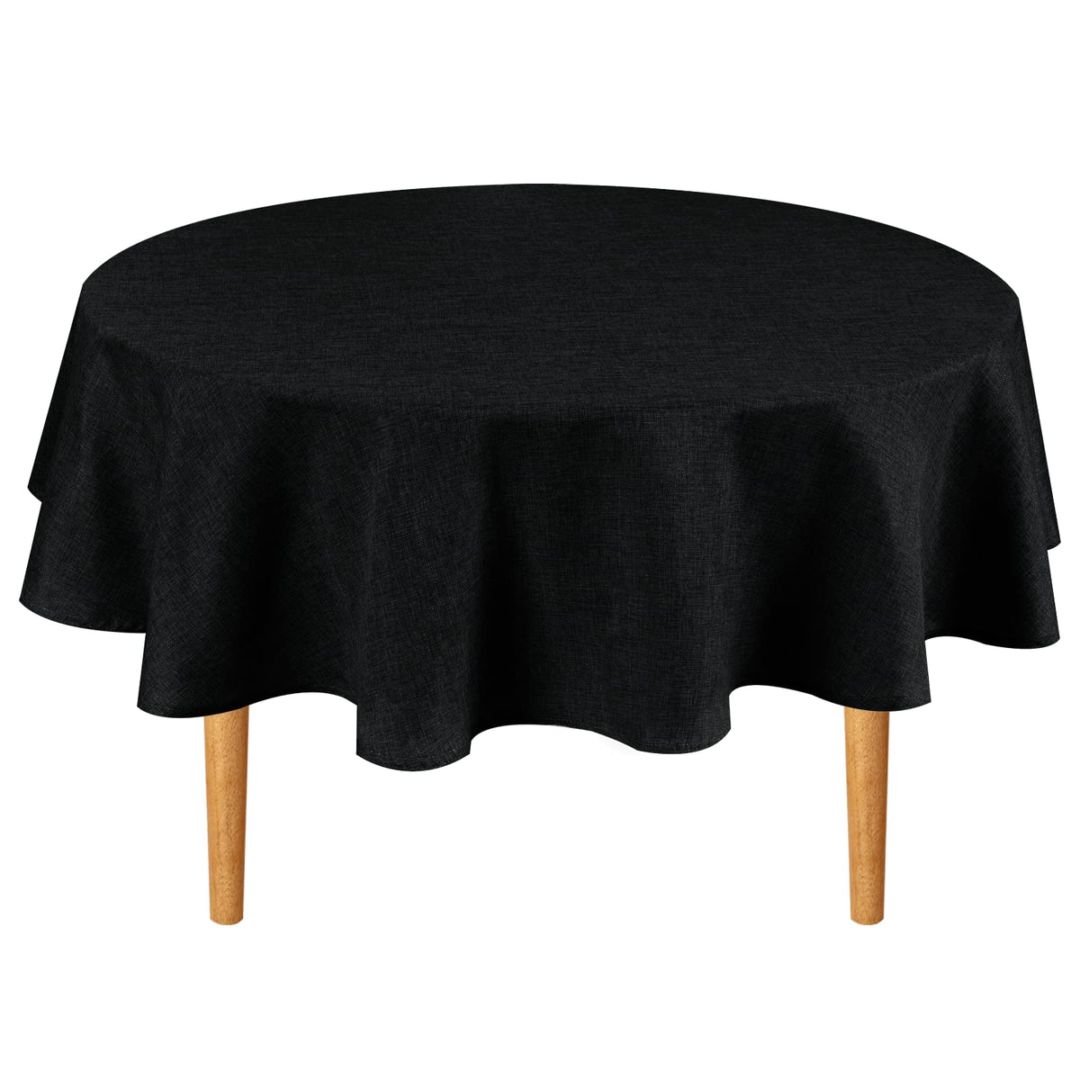 Beige Faux Linen Rectangle Tablecloth 60 x 102 Inch for Dining Room | Linen Texture Table Cover, Wrinkle and Stain Resistant, Durable and Washable Table Cloth for Kitchen Party Home Decor