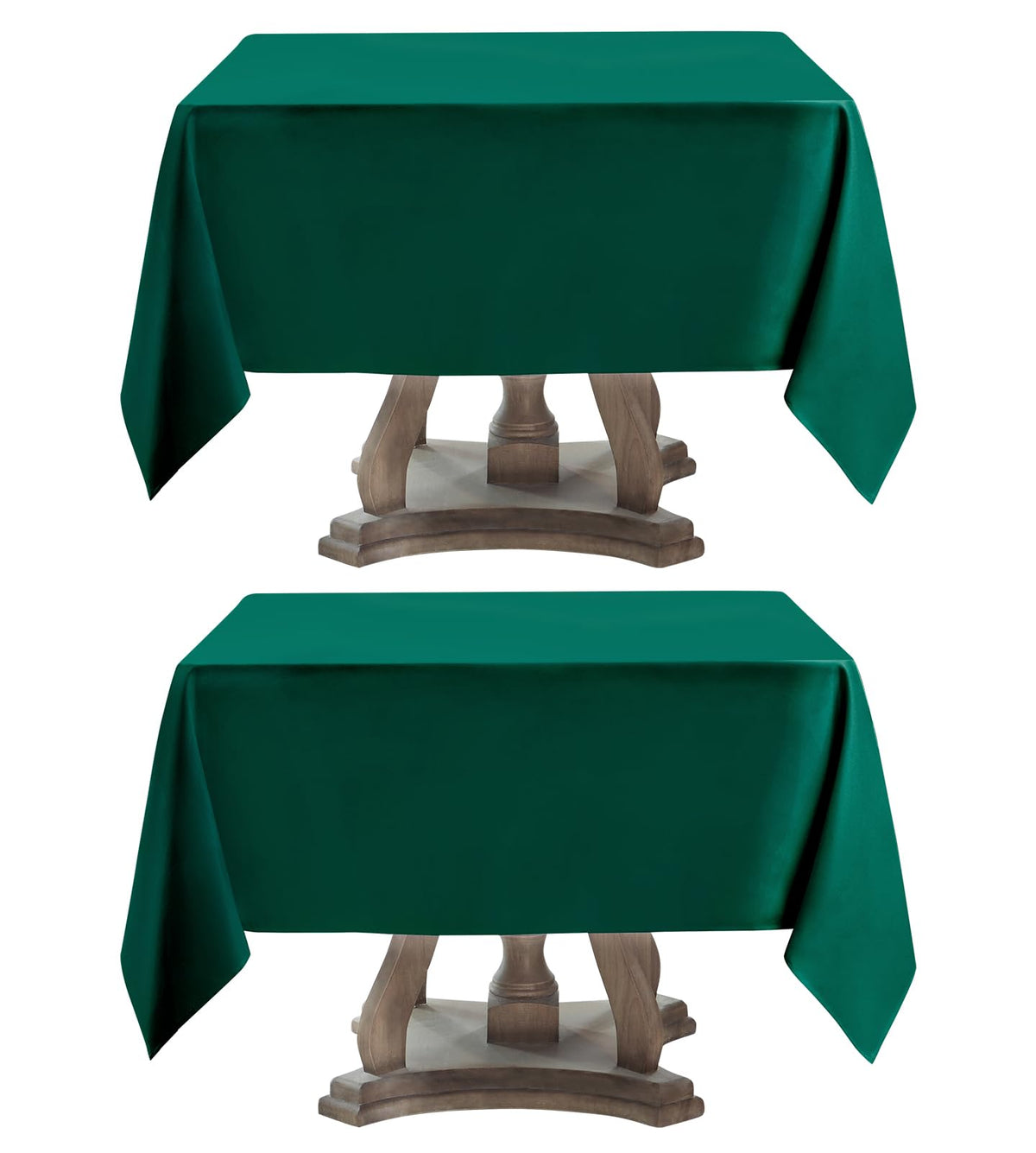 1 Pack White Rectangle Tablecloths 60x84 Inch for 4ft Tables | Washable Decorative Linen Polyester Table Cover for Dining Tables, Banquets Buffets Parties and Weddings