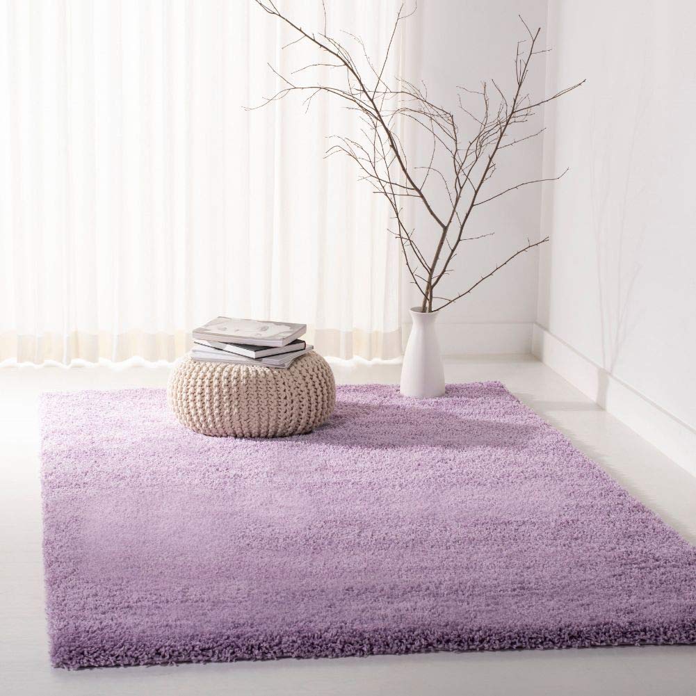 SAFAVIEH California Shag Collection Area Rug - 8' x 10', Ivory, Non-Shedding & Easy to Clean, Ultra Plush Thick Pile, Ideal for Living Room, Bedroom, Dining Space (SG151-1212)