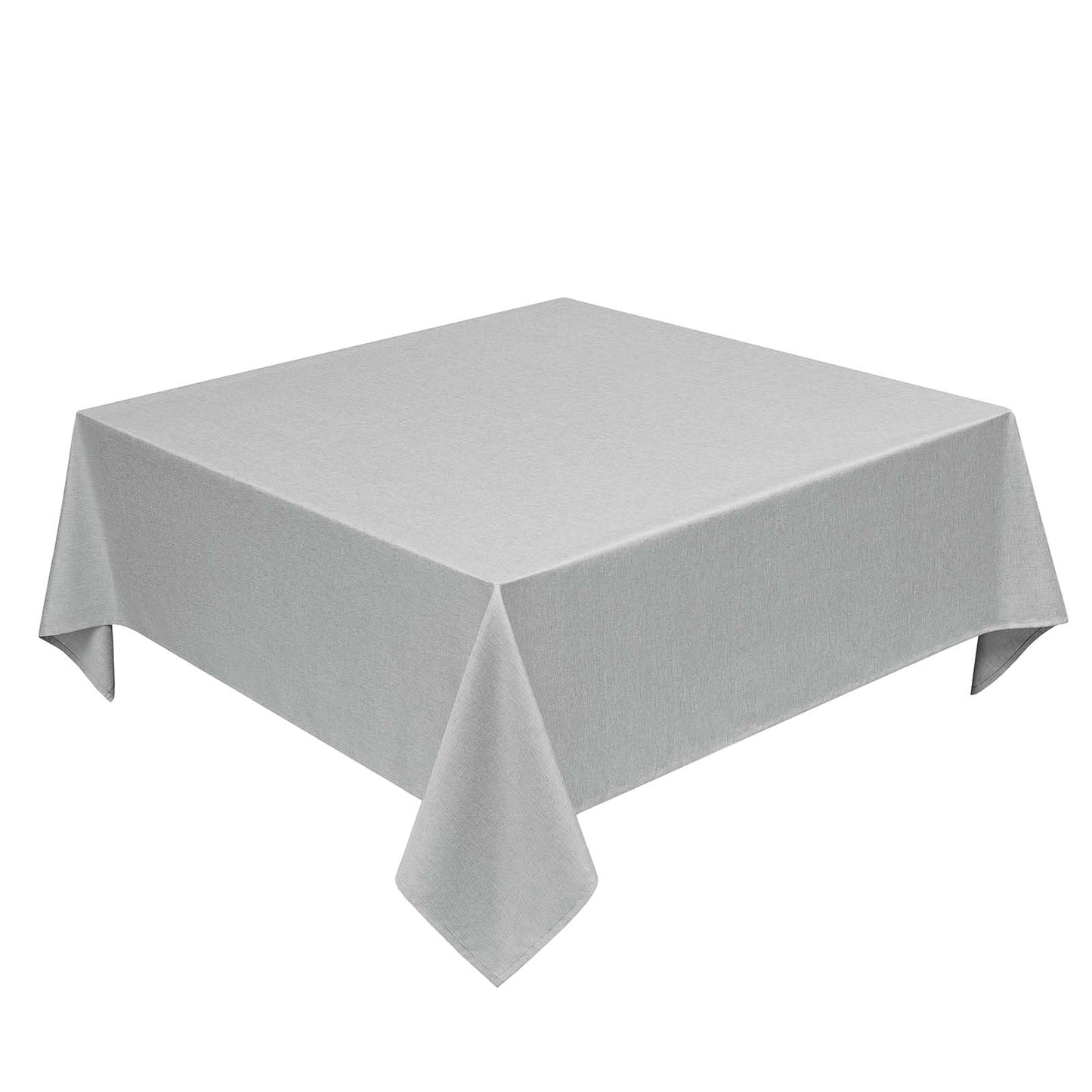 Decorelia Faux Linen Round Tablecloths 60 inch, Waterproof Decorative Washable Texture Rustic Circle Table Cloth Cover for Dining Kitchen Party Farmhouse Outdoor(Round (2-4 Seats),Sage Green)