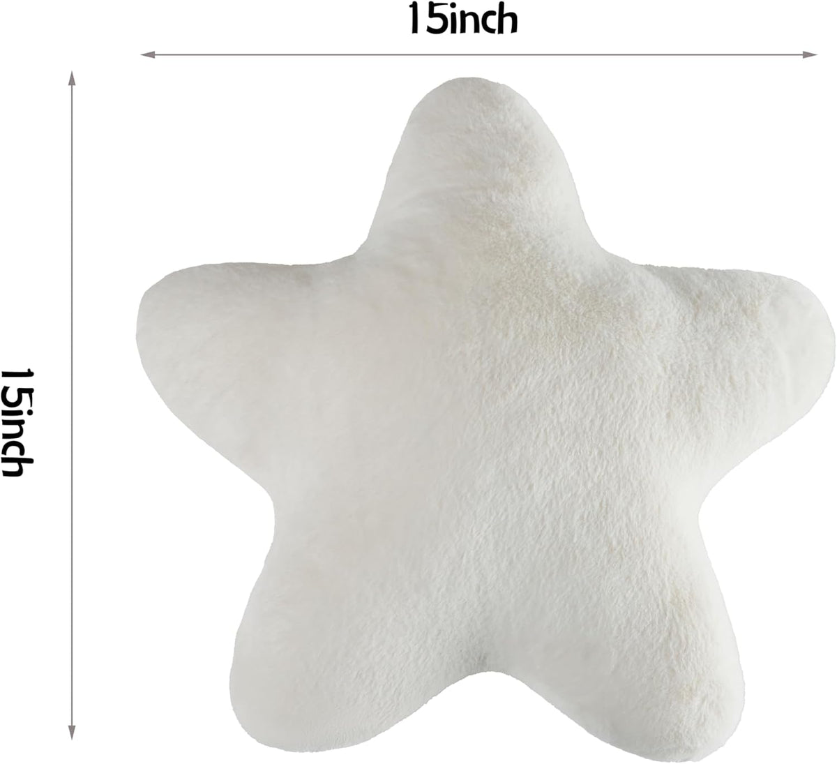 Set of 2 Room Decor Home Decor Throw Pillows Star Pillow Couch Pillows Decorative Pillows Bed Pillows Cute Pillows,White 15"