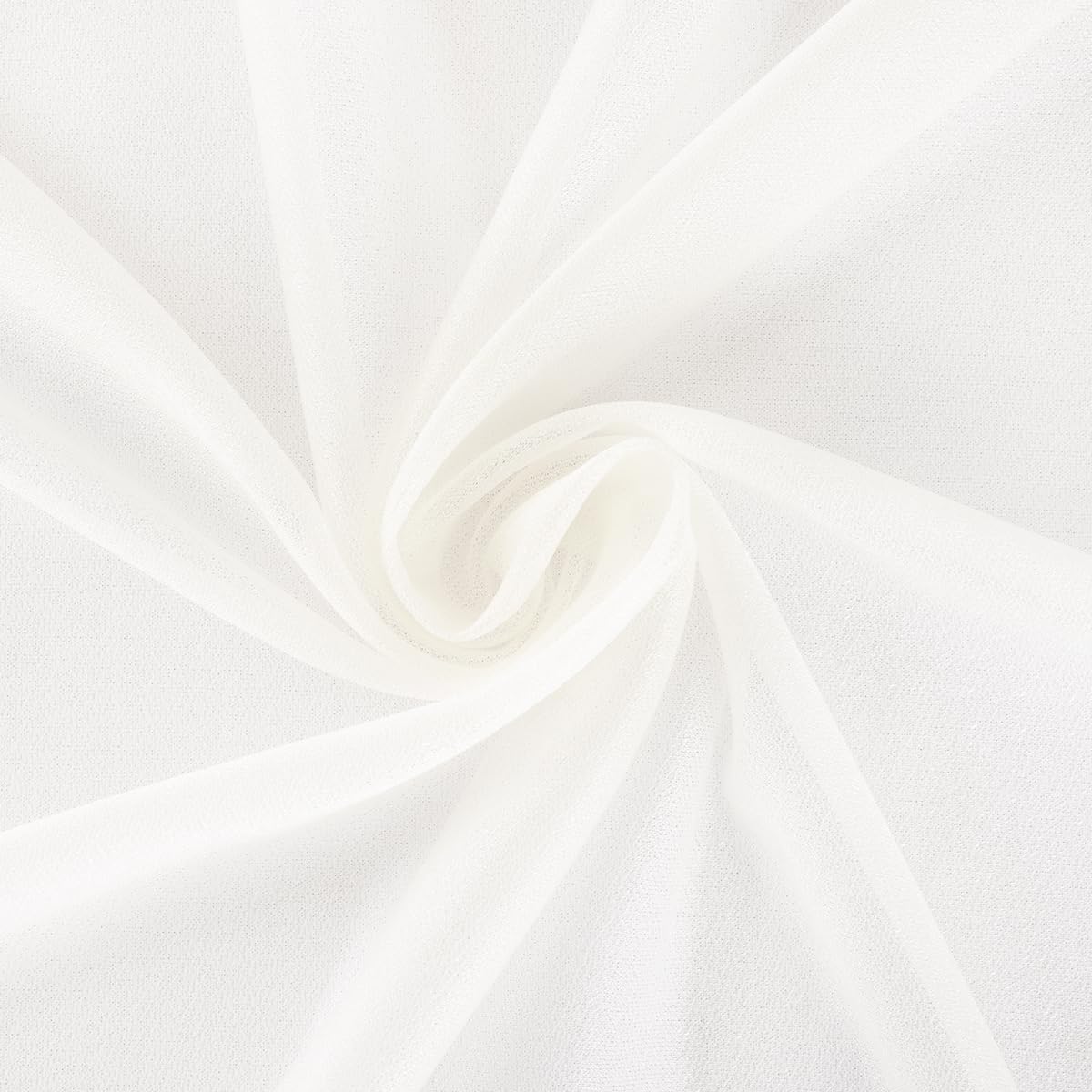 DeZerlor Wedding Draping Fabric Ivory Drapes for Backdrop, 2 Pack | 29"x20FT, Sheer Curtains for Romantic Bridal Baby Shower Decorations Ceremony Birthday Party Outdoor Events