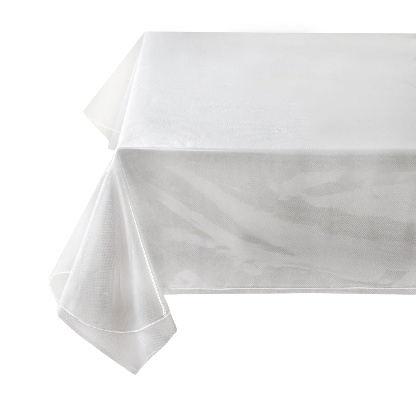Benson Mills Heavy Duty Crystal Clear Plastic 100% Waterproof Tablecloth Protector, Vinyl PVC Table Cloth, Oil Spill Proof Wipe Clean Table Cover Tables (70" x 90" Extra Wide Rectangular/Oblong)