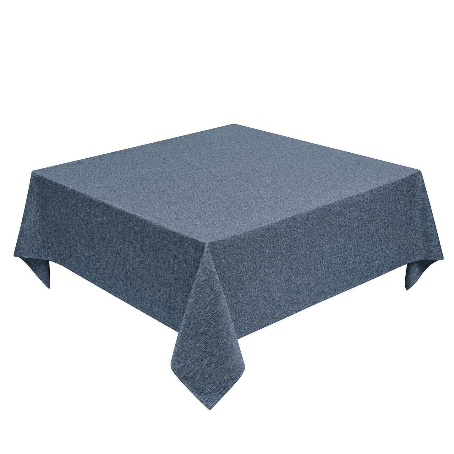 Decorelia Faux Linen Round Tablecloths 60 inch, Waterproof Decorative Washable Texture Rustic Circle Table Cloth Cover for Dining Kitchen Party Farmhouse Outdoor(Round (2-4 Seats),Sage Green)