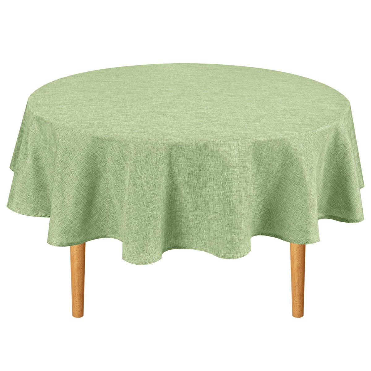 Beige Faux Linen Rectangle Tablecloth 60 x 102 Inch for Dining Room | Linen Texture Table Cover, Wrinkle and Stain Resistant, Durable and Washable Table Cloth for Kitchen Party Home Decor