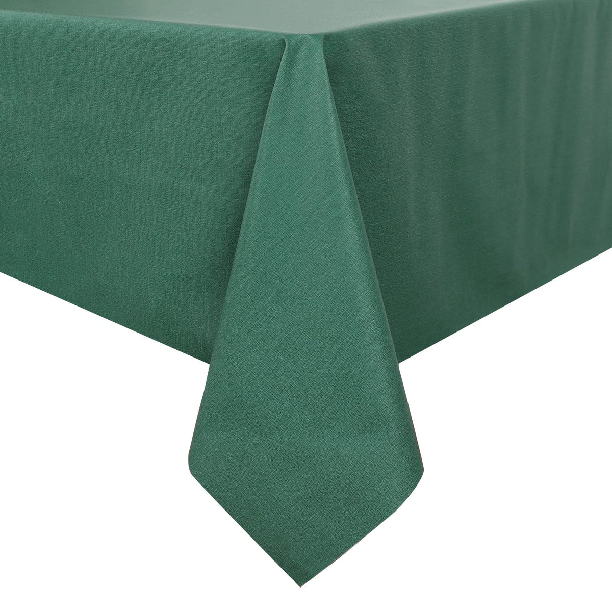 Romanstile 100% Waterproof PVC Tablecloth Rectangle, Outdoor Oil Spill Proof Stain Resistant Vinyl Table Cloth, Wipe Clean Plastic Table Covers for Kitchen/Dining/Parties - 54 x 78 Inch, Light Grey