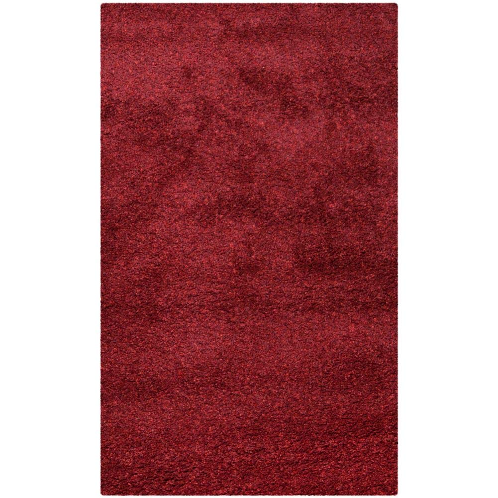 SAFAVIEH California Shag Collection Area Rug - 8' x 10', Ivory, Non-Shedding & Easy to Clean, Ultra Plush Thick Pile, Ideal for Living Room, Bedroom, Dining Space (SG151-1212)