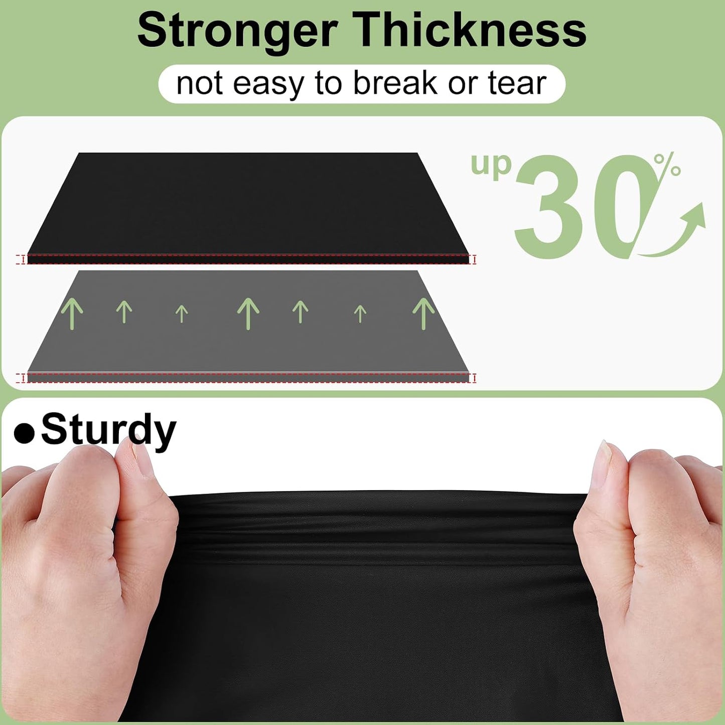 6 Packs Disposable Plastic Table Cloth, 54 x 108 Inch Waterproof Rectangle Tablecloth, Leakproof & Sturdy Decorative Table Covers for Party, Outdoor and Back to School, Black