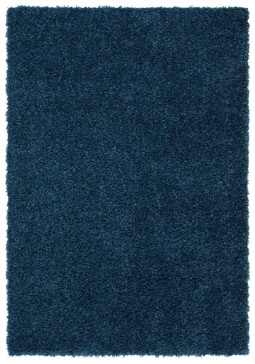 SAFAVIEH August Shag Collection Area Rug - 10' x 14', Green, Solid Design, Non-Shedding & Easy Care, 1.5-inch Thick Ideal for High Traffic Areas in Living Room, Bedroom (AUG200Y)