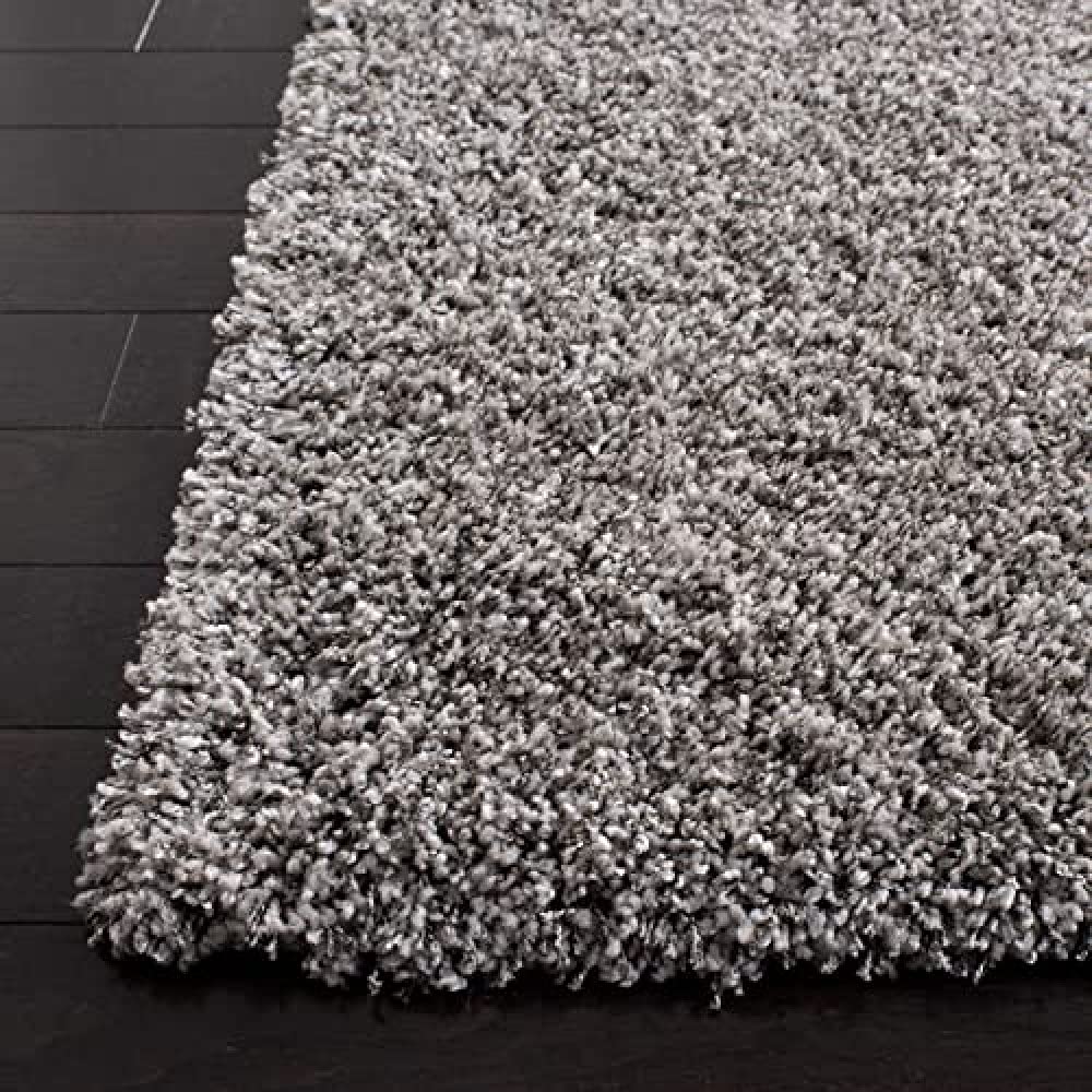 SAFAVIEH California Shag Collection Area Rug - 8' x 10', Ivory, Non-Shedding & Easy to Clean, Ultra Plush Thick Pile, Ideal for Living Room, Bedroom, Dining Space (SG151-1212)