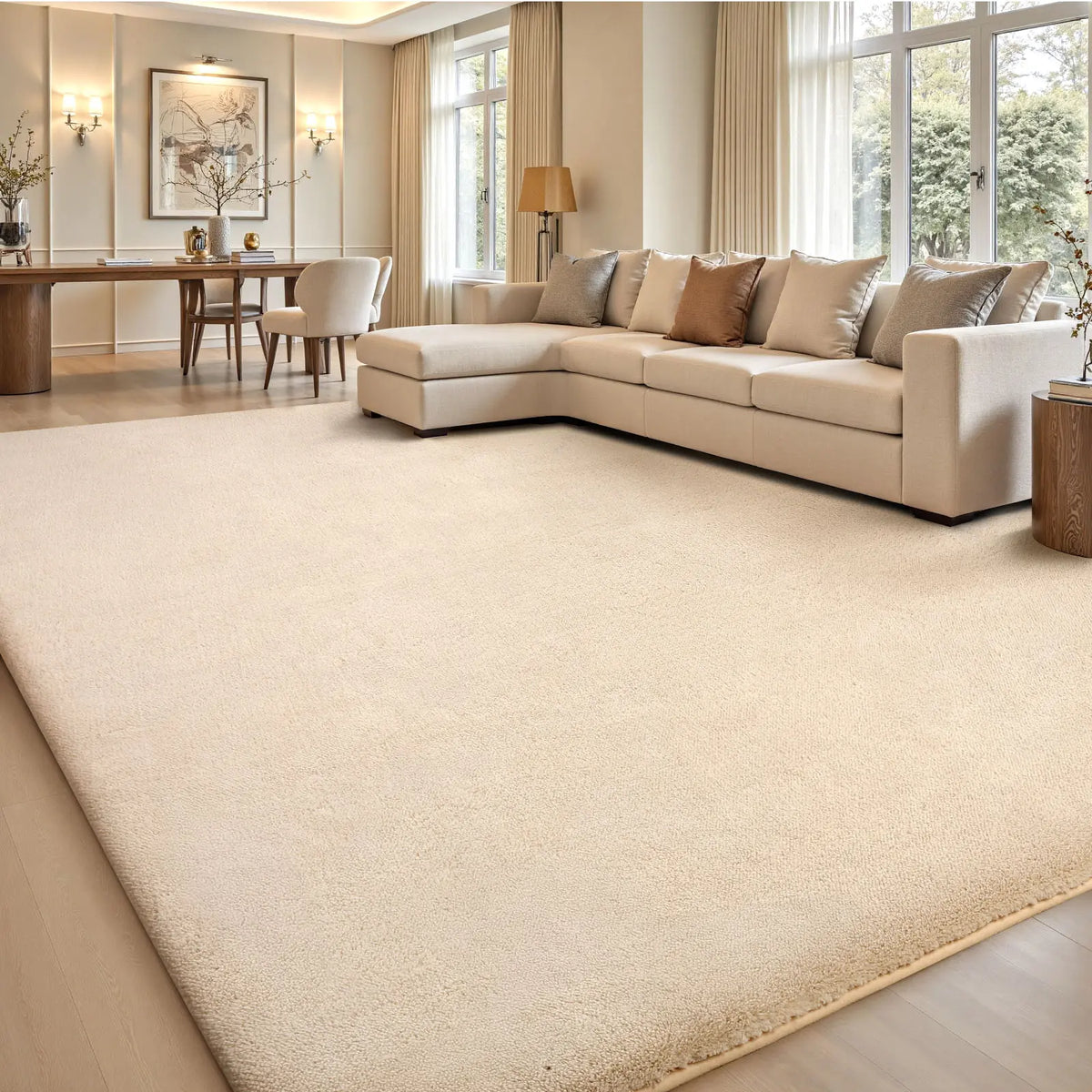 FAMVAL Large Size Cozy Modern Area Rug, Dense Plush Non-Slip Carpet for Bedroom, Living Room, Nursery, Dorm and Apartment summerwins,back to school,dorm essentials,home decor,home essentials