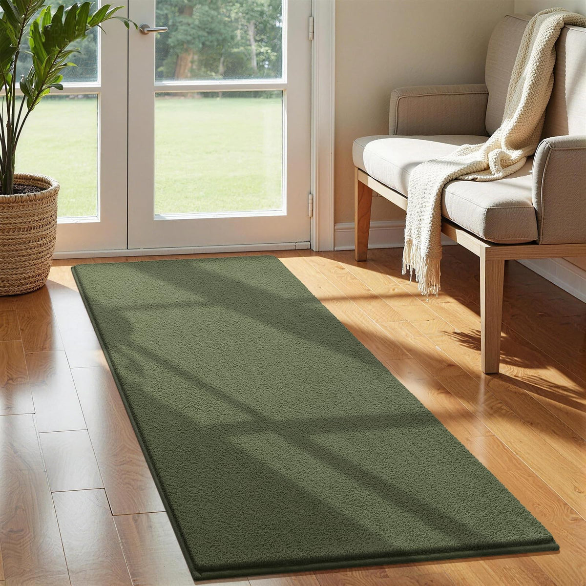 Vasofe Black Area Rugs for Living Room Bedroom, 4x6 Modern Memory Foam Rug | Thickened Throw Carpet, Super Soft Kids Boys Girls Rug, Non Slip Washable Carpets for Dorm Nursery Classroom Office Decor