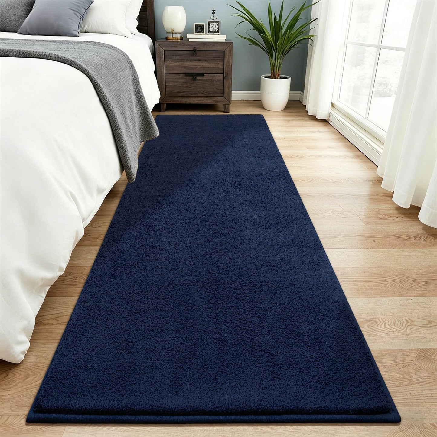 Vasofe Black Area Rugs for Living Room Bedroom, 4x6 Modern Memory Foam Rug | Thickened Throw Carpet, Super Soft Kids Boys Girls Rug, Non Slip Washable Carpets for Dorm Nursery Classroom Office Decor