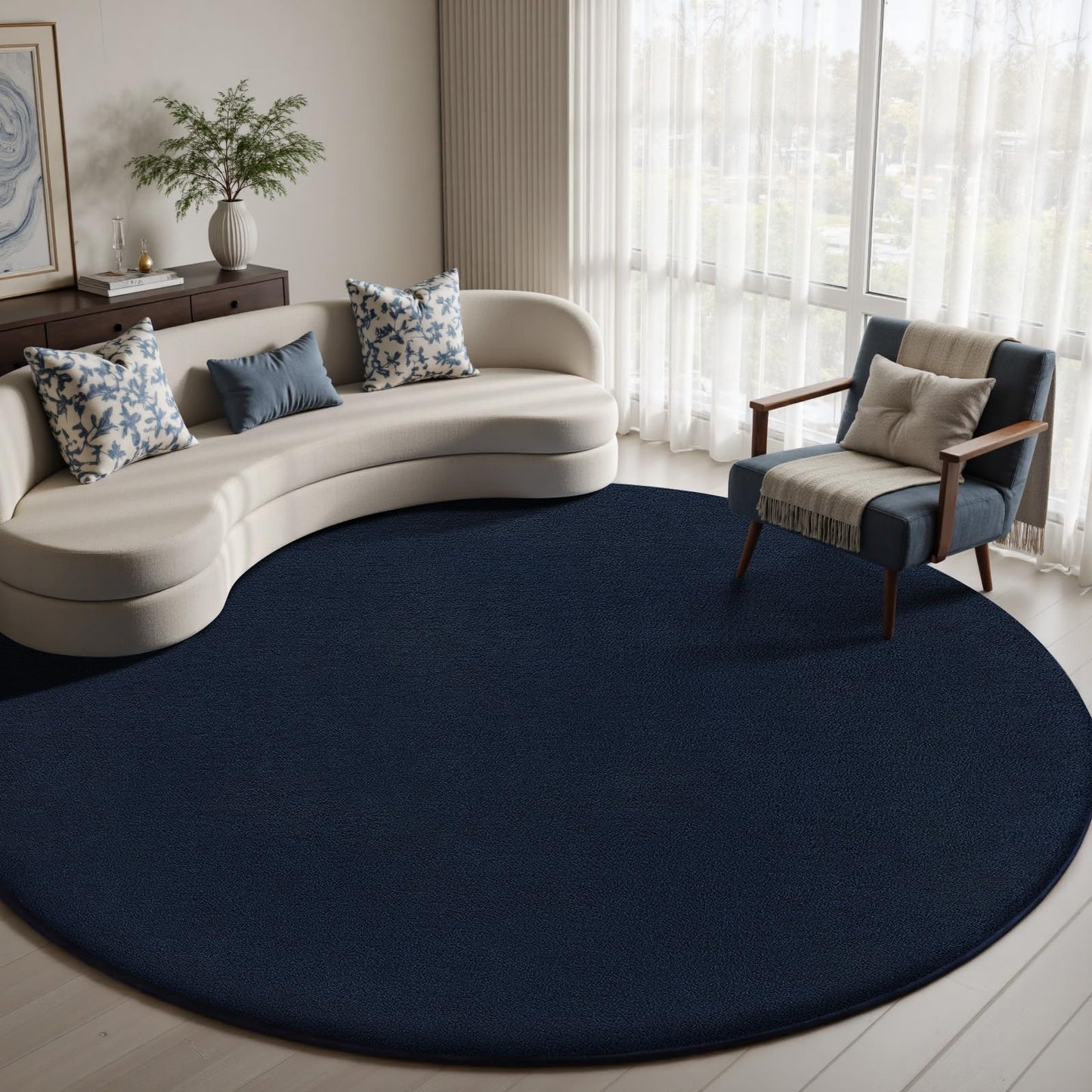 Sour Lemon Area Rugs 9x12 for Living Room Bedroom, Large Carpet Grey Rug | Washable, Non Slip, Big Soft Fluffy Plush Thick, Memory foam, Bedside Nersy Modern Area Rug for Playroom Kids Room