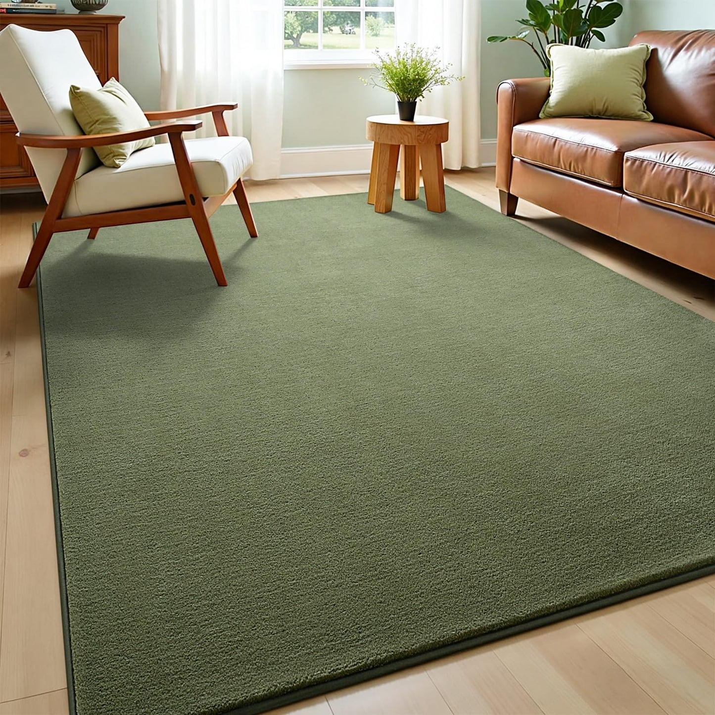 Vasofe Black Area Rugs for Living Room Bedroom, 4x6 Modern Memory Foam Rug | Thickened Throw Carpet, Super Soft Kids Boys Girls Rug, Non Slip Washable Carpets for Dorm Nursery Classroom Office Decor