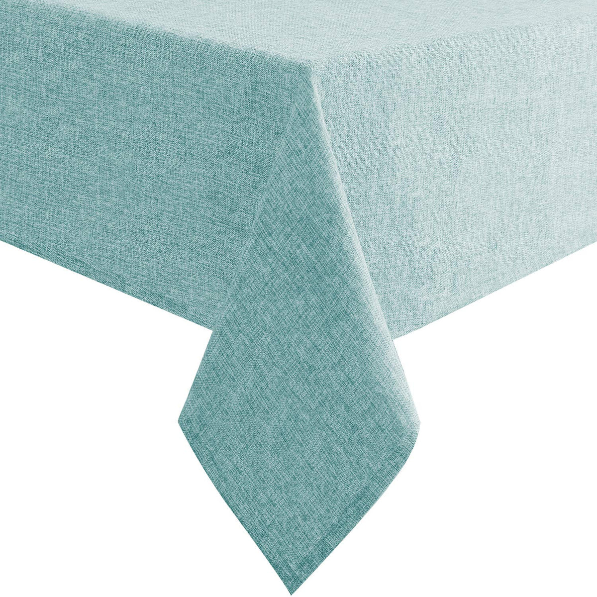 Beige Faux Linen Rectangle Tablecloth 60 x 102 Inch for Dining Room | Linen Texture Table Cover, Wrinkle and Stain Resistant, Durable and Washable Table Cloth for Kitchen Party Home Decor