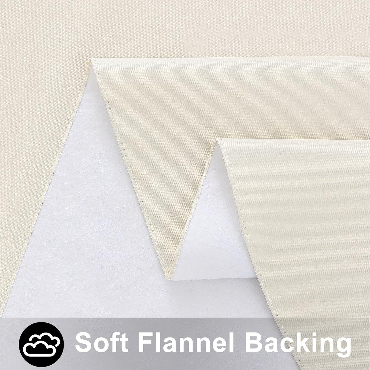 Smiry Rectangle Table Cloth 60x84 Inch, Waterproof Wipeable Vinyl Tablecloths Protector, Oil Spill Proof Plastic Table Cover for Dining, Picnic, Camping, Outdoor, Beige