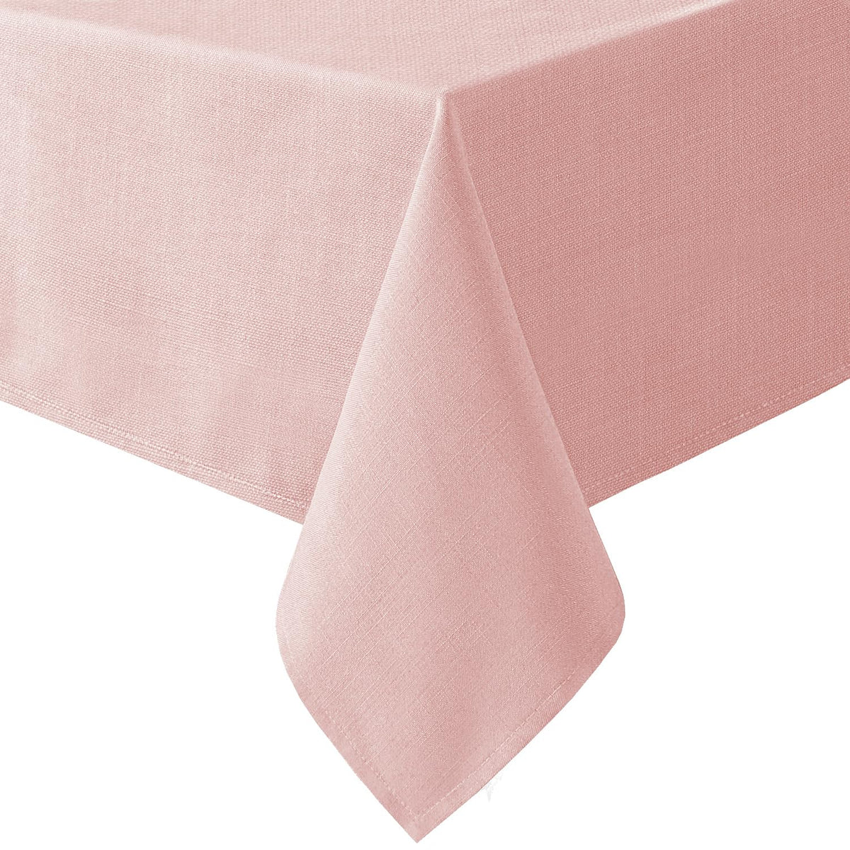 H.VERSAILTEX Linen Textured Table Cloths 60 x 120 Inch Premium Solid Tablecloth Spill-Proof Waterproof Table Cover for Dining Buffet Feature Extra Soft and Thick Fabric Wrinkle Free, Taupe