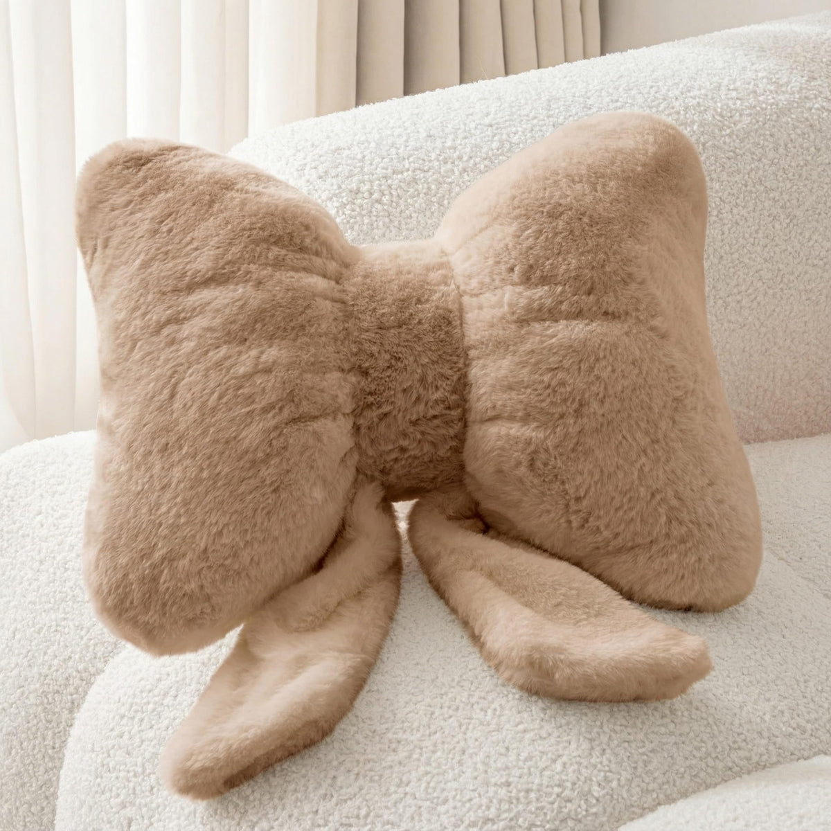 Bow Pillow Throw Pillows Butterfly Shaped Decorative Cute Pillows for Bed Sofa Cute Home Decor,Pink 10 * 8inch