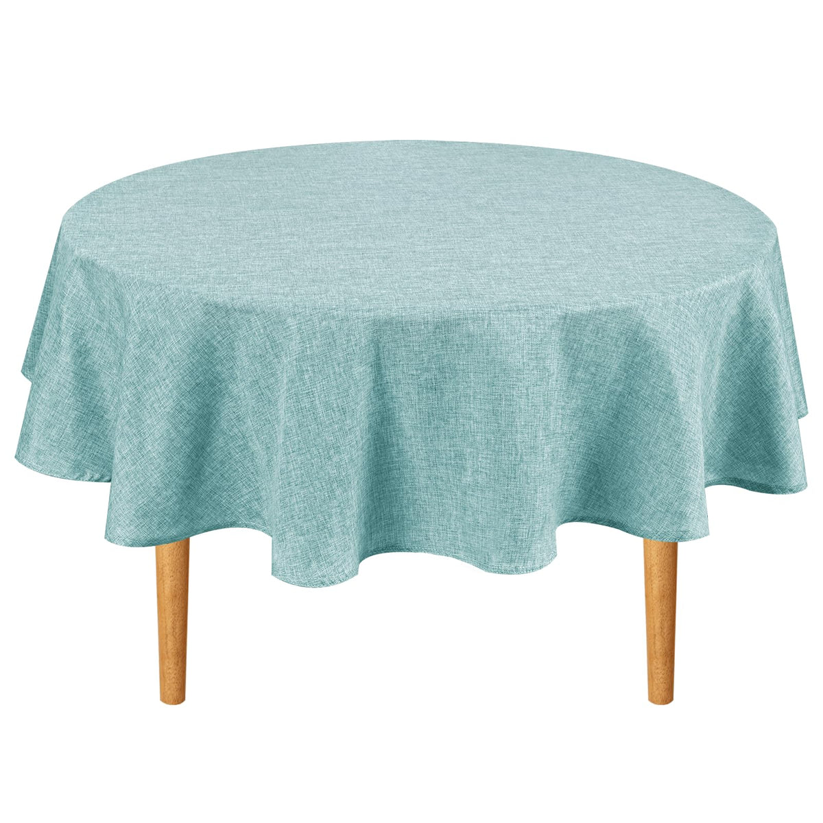 Beige Faux Linen Rectangle Tablecloth 60 x 102 Inch for Dining Room | Linen Texture Table Cover, Wrinkle and Stain Resistant, Durable and Washable Table Cloth for Kitchen Party Home Decor