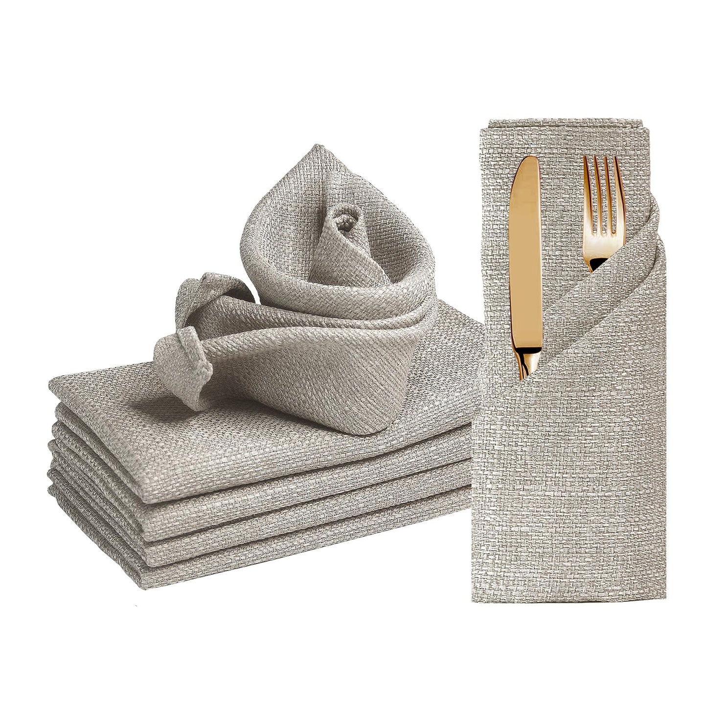 BALCONY & FALCON Rectangle Table Cloth Waterproof Beige 156"x90" | Rectangular Washable Wrinkle Resistant Table Cloth Linen Fabric Tablecloths for Dining Party Kitchen Wedding and Outdoor Use