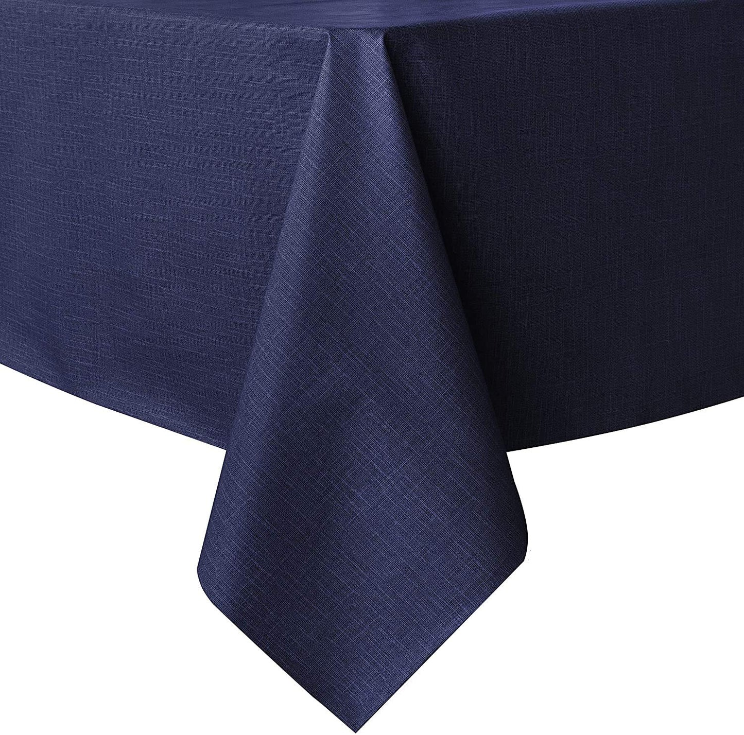 sancua Clear Plastic Table Cover Protector Waterproof Tablecloth 60x84 Inch | Vinyl PVC Rectangle Table Cloth, Oil Spill Proof Wipe Clean, For Dining Tables, Parties & Camping, Crystal Clear