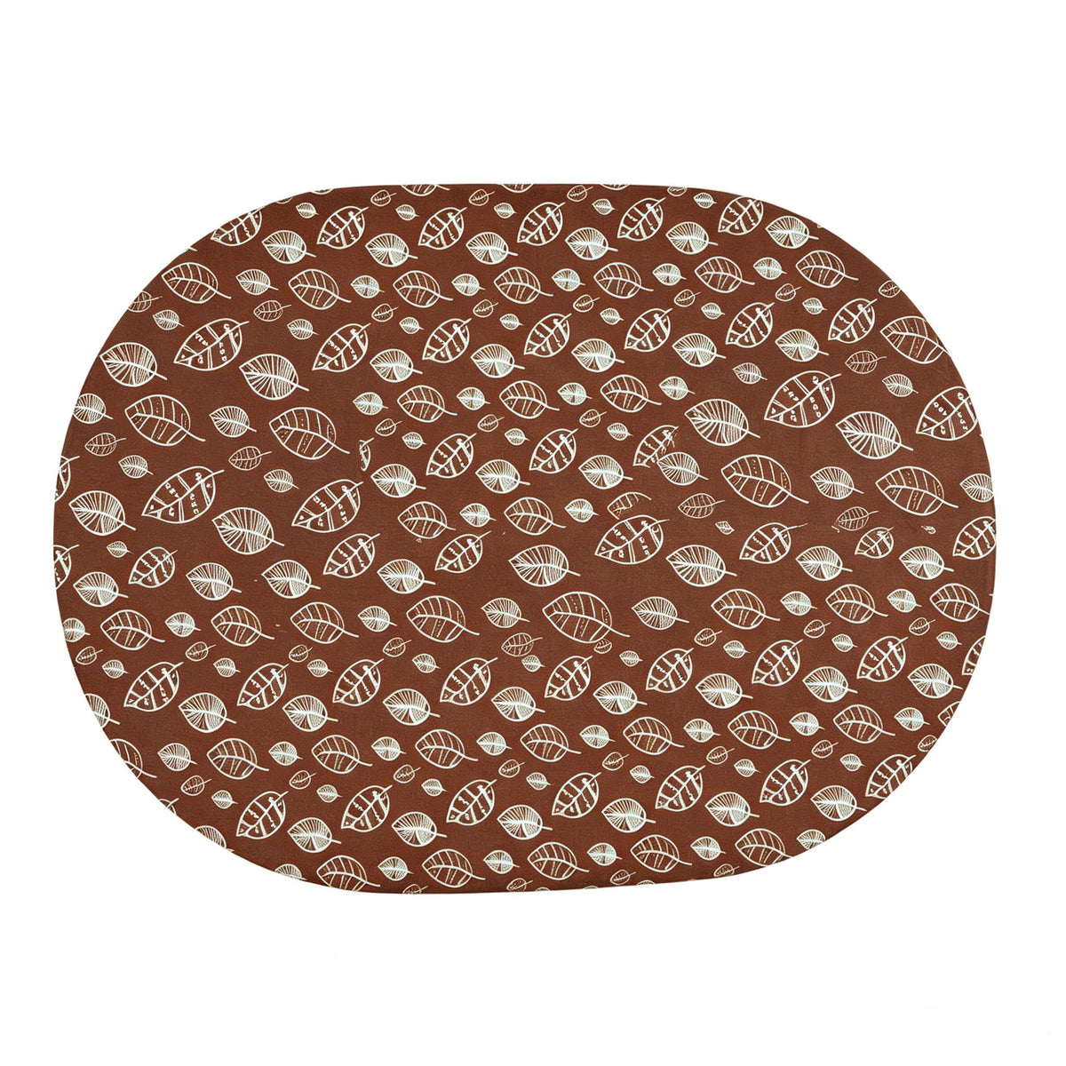 Pioggia Round Vinyl Fitted Tablecloth with Flannel Backing Elastic Table Cloth Waterproof Oil-Proof Plastic Table Cover Best for 45"-56" Round
