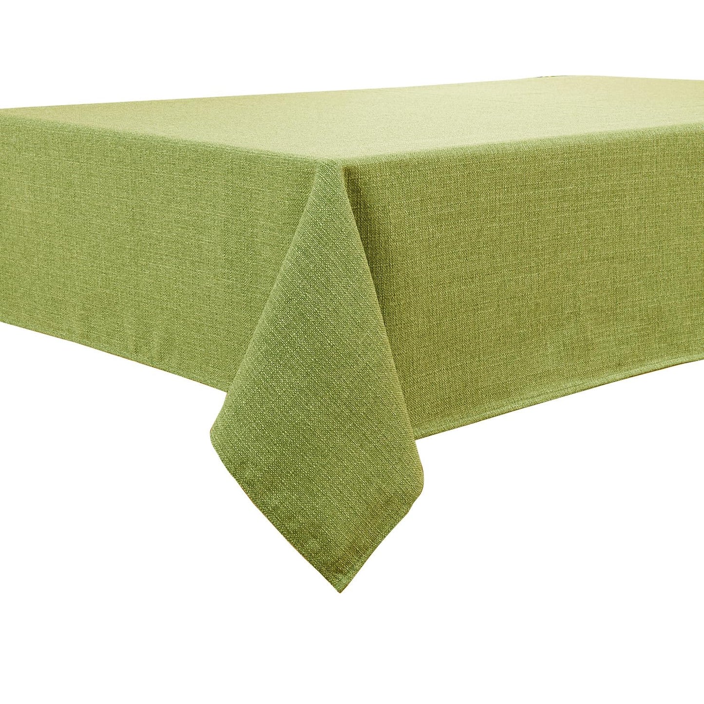 BALCONY & FALCON Rectangle Table Cloth Waterproof Beige 156"x90" | Rectangular Washable Wrinkle Resistant Table Cloth Linen Fabric Tablecloths for Dining Party Kitchen Wedding and Outdoor Use