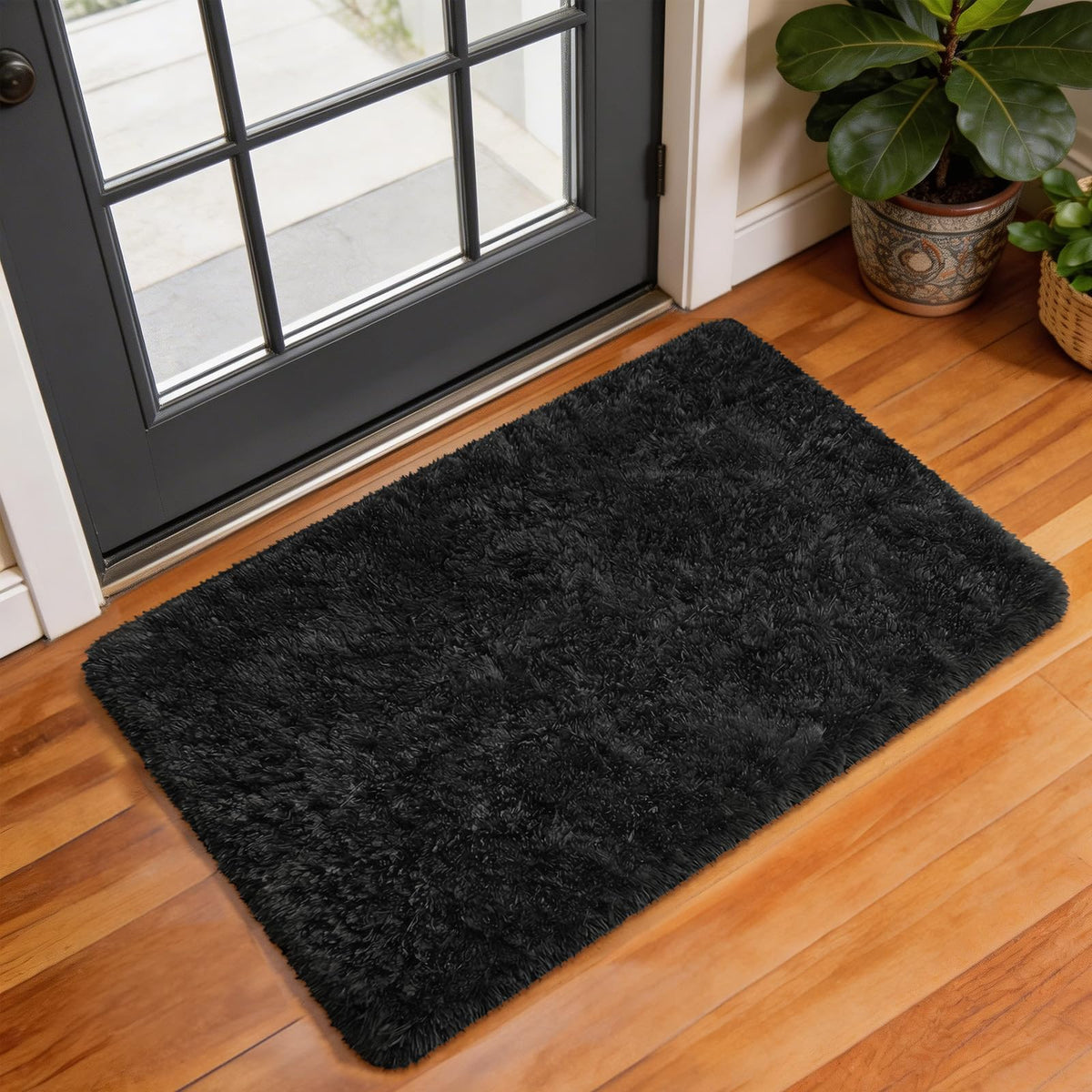 Ophanie 8x10 Area Rugs for Living Room, Washable Non-Slip Fluffy Soft Large Shag Bedroom Carpet, Ivory Big Indoor Nursery Rug, Carpets for Boy and Girls Room Dorm Decor with Over 99 pcs Pile fibers