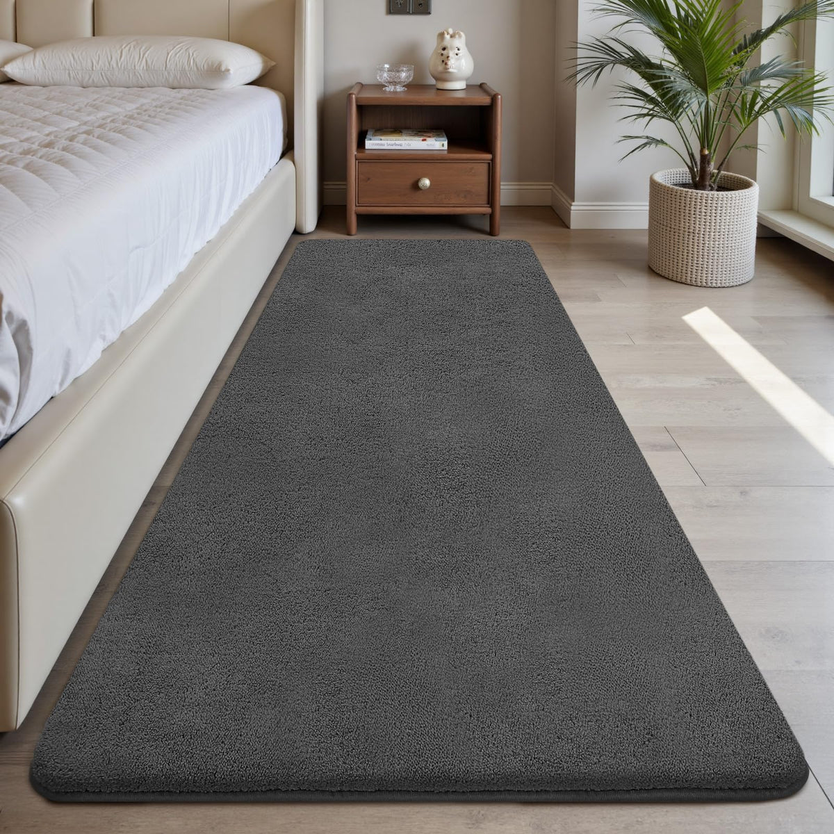 Sour Lemon Area Rugs 9x12 for Living Room Bedroom, Large Carpet Grey Rug | Washable, Non Slip, Big Soft Fluffy Plush Thick, Memory foam, Bedside Nersy Modern Area Rug for Playroom Kids Room