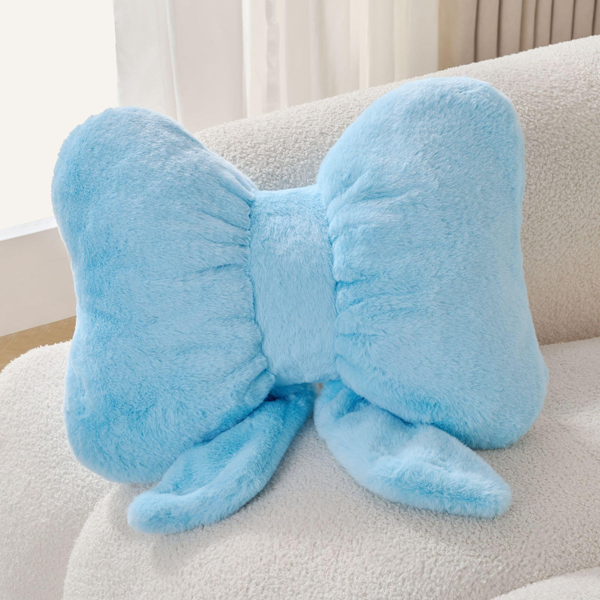 Bow Pillow Throw Pillows Butterfly Shaped Decorative Cute Pillows for Bed Sofa Cute Home Decor,Pink 10 * 8inch