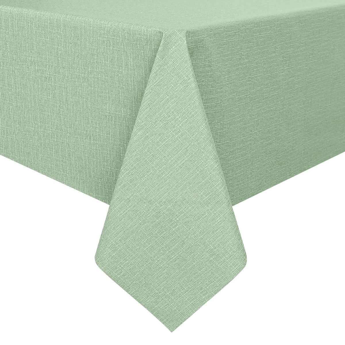 Romanstile 100% Waterproof PVC Tablecloth Rectangle, Outdoor Oil Spill Proof Stain Resistant Vinyl Table Cloth, Wipe Clean Plastic Table Covers for Kitchen/Dining/Parties - 54 x 78 Inch, Light Grey