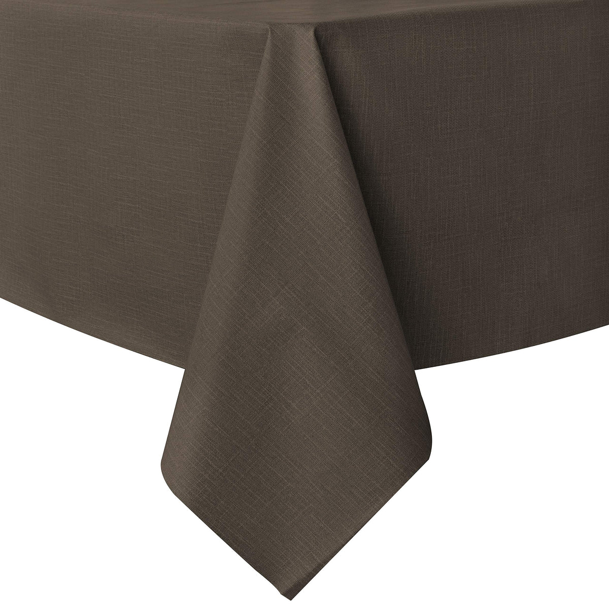 sancua Clear Plastic Table Cover Protector Waterproof Tablecloth 60x84 Inch | Vinyl PVC Rectangle Table Cloth, Oil Spill Proof Wipe Clean, For Dining Tables, Parties & Camping, Crystal Clear