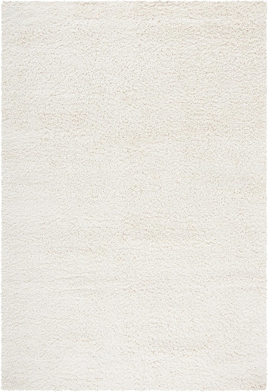 SAFAVIEH California Shag Collection Area Rug - 8' x 10', Ivory, Non-Shedding & Easy to Clean, Ultra Plush Thick Pile, Ideal for Living Room, Bedroom, Dining Space (SG151-1212)