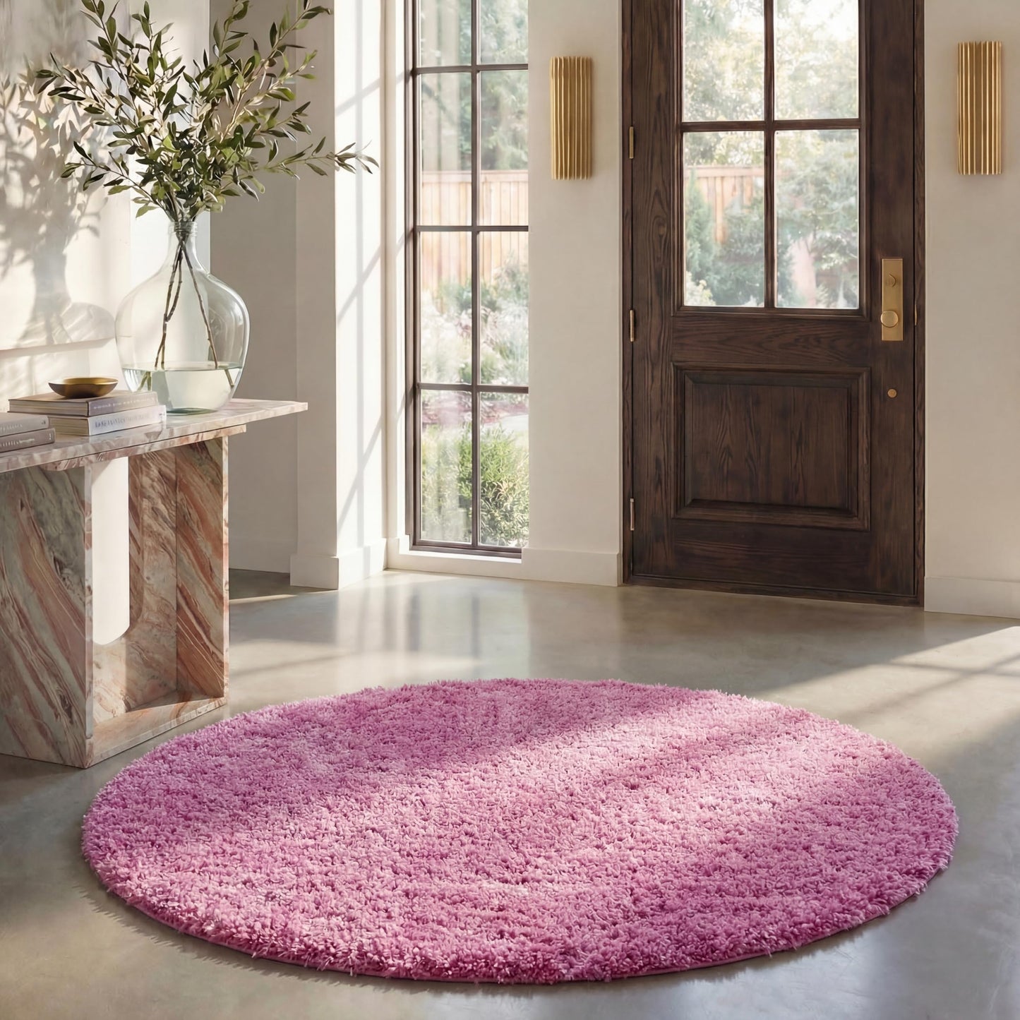 SAFAVIEH California Shag Collection Area Rug - 8' x 10', Ivory, Non-Shedding & Easy to Clean, Ultra Plush Thick Pile, Ideal for Living Room, Bedroom, Dining Space (SG151-1212)