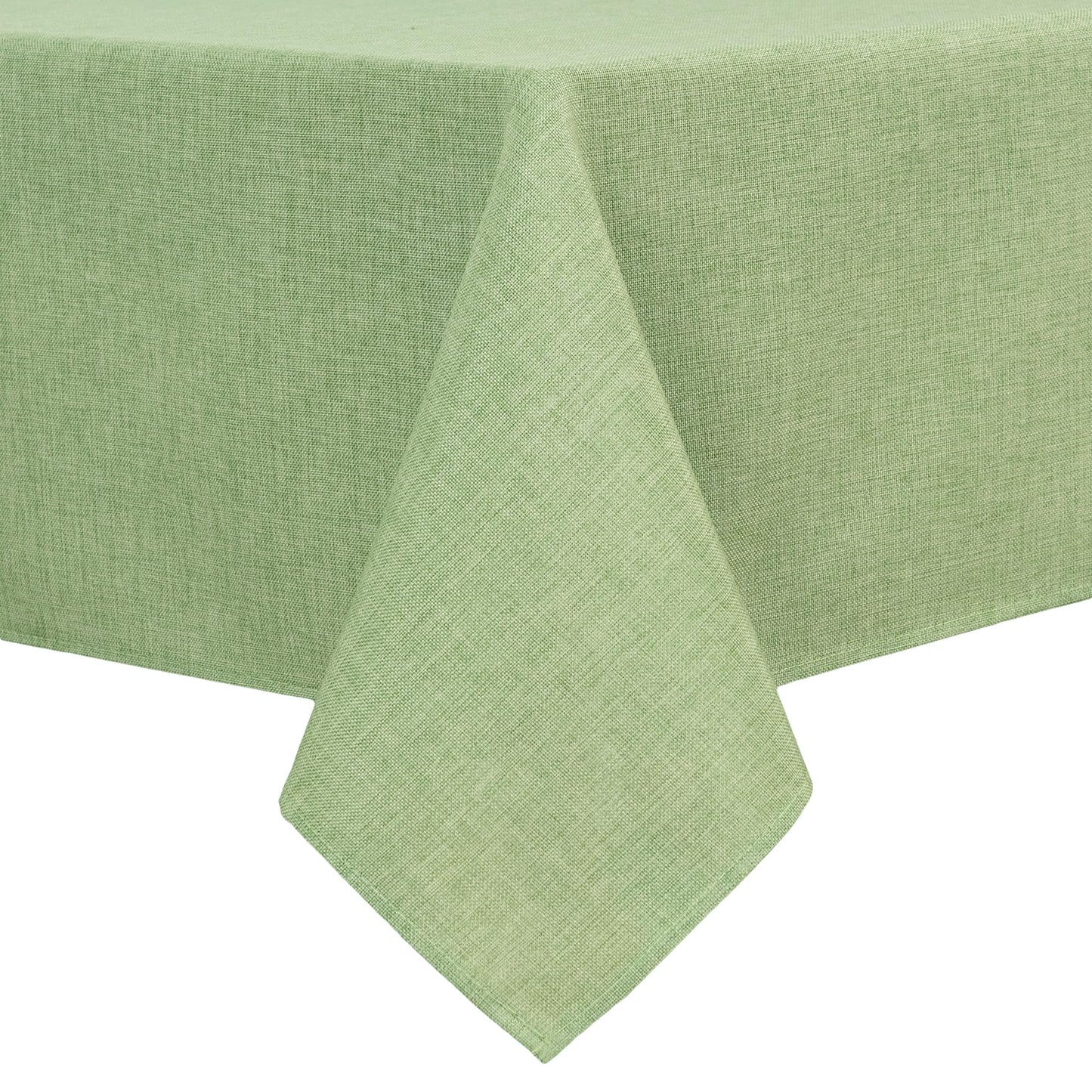 Beige Faux Linen Rectangle Tablecloth 60 x 102 Inch for Dining Room | Linen Texture Table Cover, Wrinkle and Stain Resistant, Durable and Washable Table Cloth for Kitchen Party Home Decor