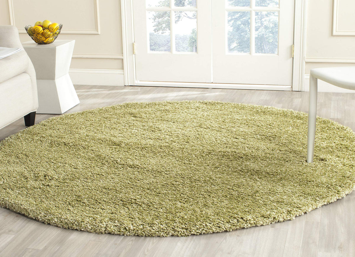 SAFAVIEH California Shag Collection Area Rug - 8' x 10', Ivory, Non-Shedding & Easy to Clean, Ultra Plush Thick Pile, Ideal for Living Room, Bedroom, Dining Space (SG151-1212)