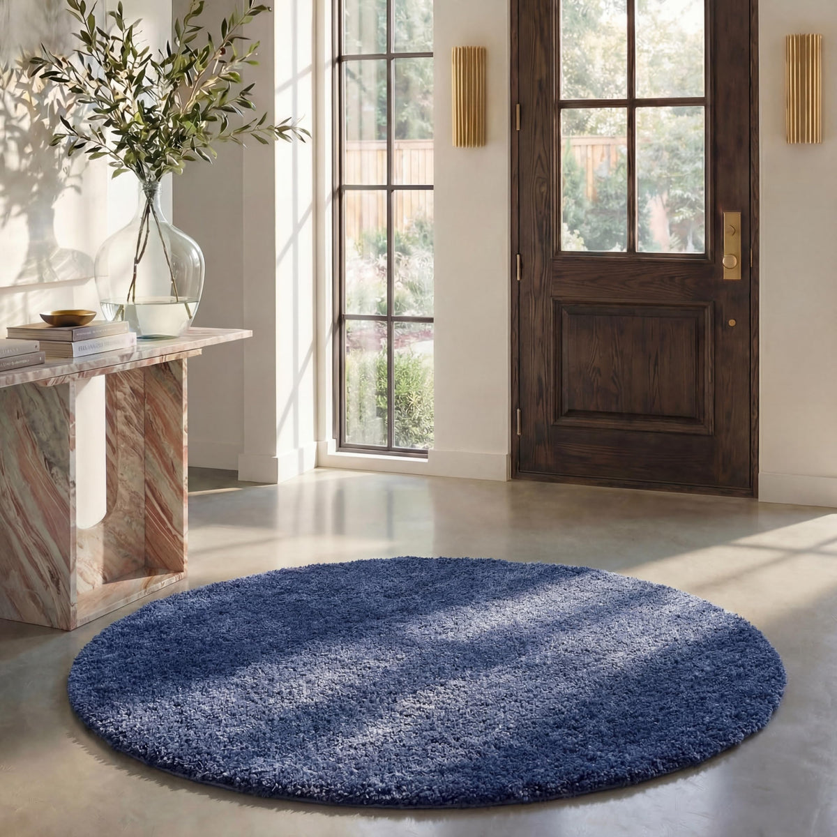 SAFAVIEH California Shag Collection Area Rug - 8' x 10', Ivory, Non-Shedding & Easy to Clean, Ultra Plush Thick Pile, Ideal for Living Room, Bedroom, Dining Space (SG151-1212)