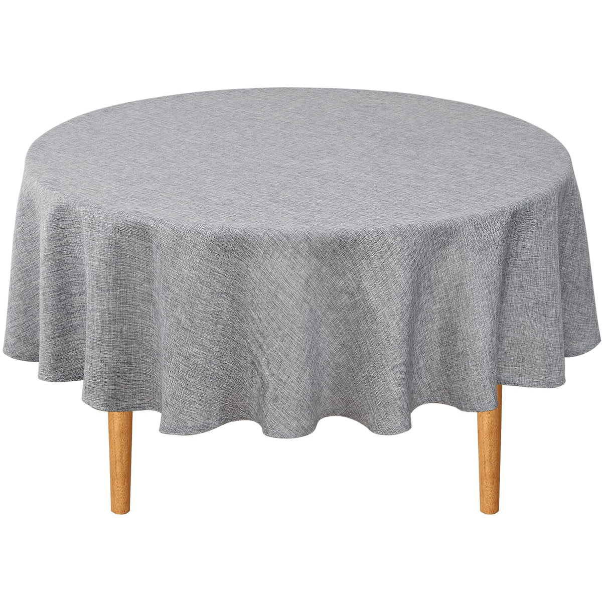Beige Faux Linen Rectangle Tablecloth 60 x 102 Inch for Dining Room | Linen Texture Table Cover, Wrinkle and Stain Resistant, Durable and Washable Table Cloth for Kitchen Party Home Decor