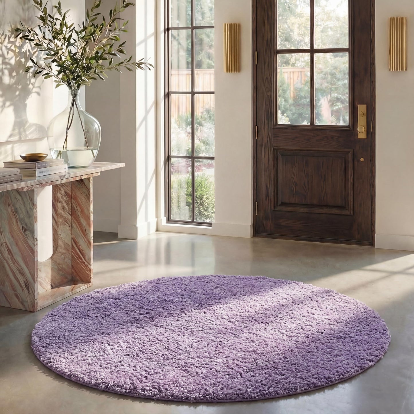 SAFAVIEH California Shag Collection Area Rug - 8' x 10', Ivory, Non-Shedding & Easy to Clean, Ultra Plush Thick Pile, Ideal for Living Room, Bedroom, Dining Space (SG151-1212)