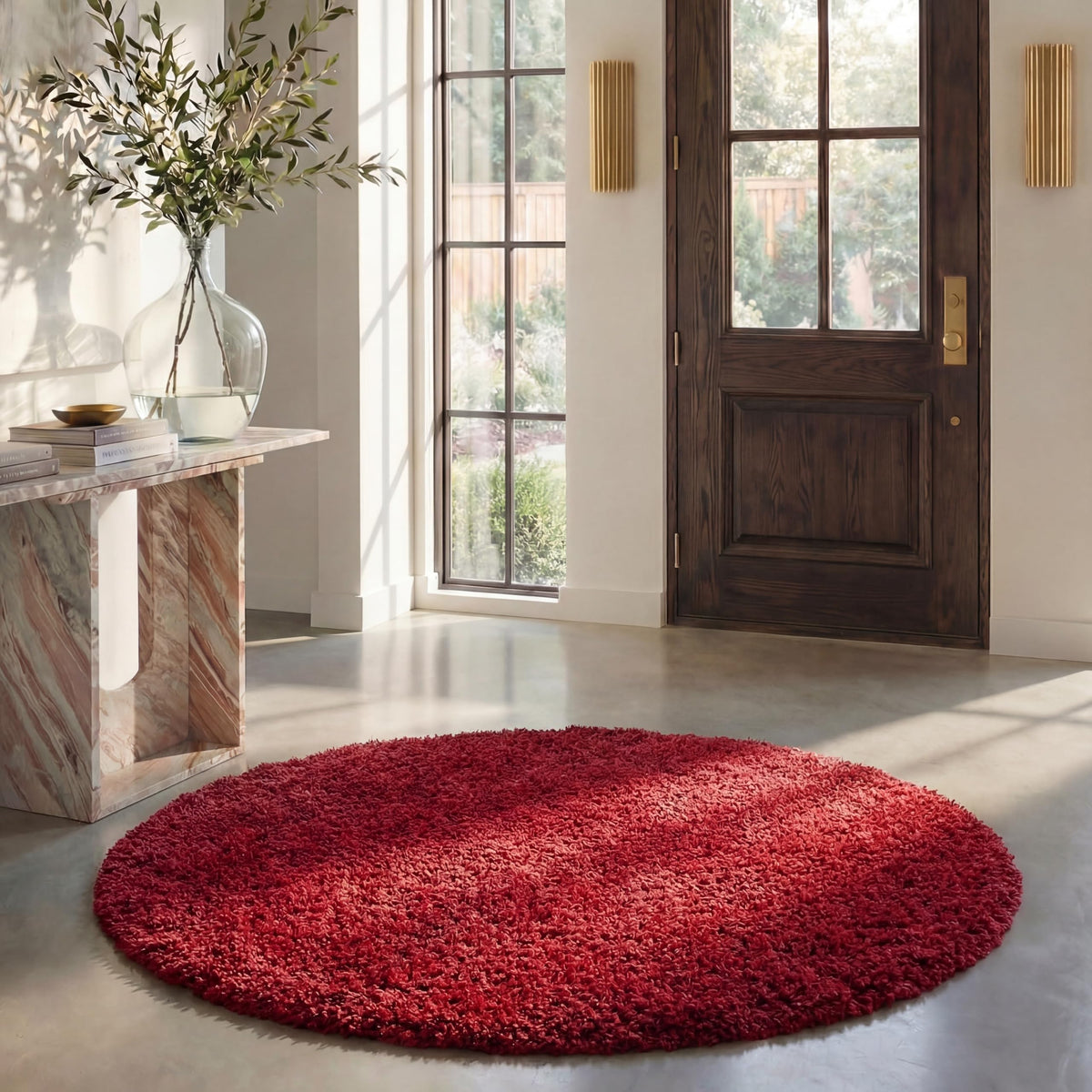 SAFAVIEH California Shag Collection Area Rug - 8' x 10', Ivory, Non-Shedding & Easy to Clean, Ultra Plush Thick Pile, Ideal for Living Room, Bedroom, Dining Space (SG151-1212)