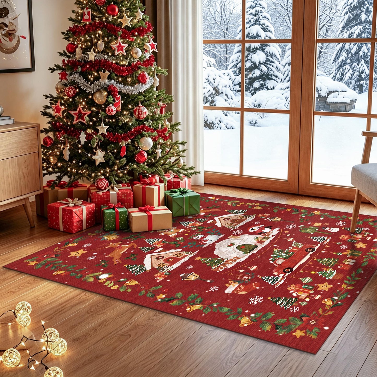 2x6 Hallway Washable Runner Rug : Vintage Soft Kitchen Laundry Runner with Non Slip Backing Farmhouse Entryway Living Room Floor Mat Stain Resistant Carpet for Bedroom Bathroom Distressed Beside Rug