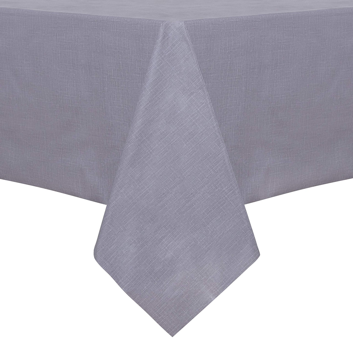 sancua Clear Plastic Table Cover Protector Waterproof Tablecloth 60x84 Inch | Vinyl PVC Rectangle Table Cloth, Oil Spill Proof Wipe Clean, For Dining Tables, Parties & Camping, Crystal Clear