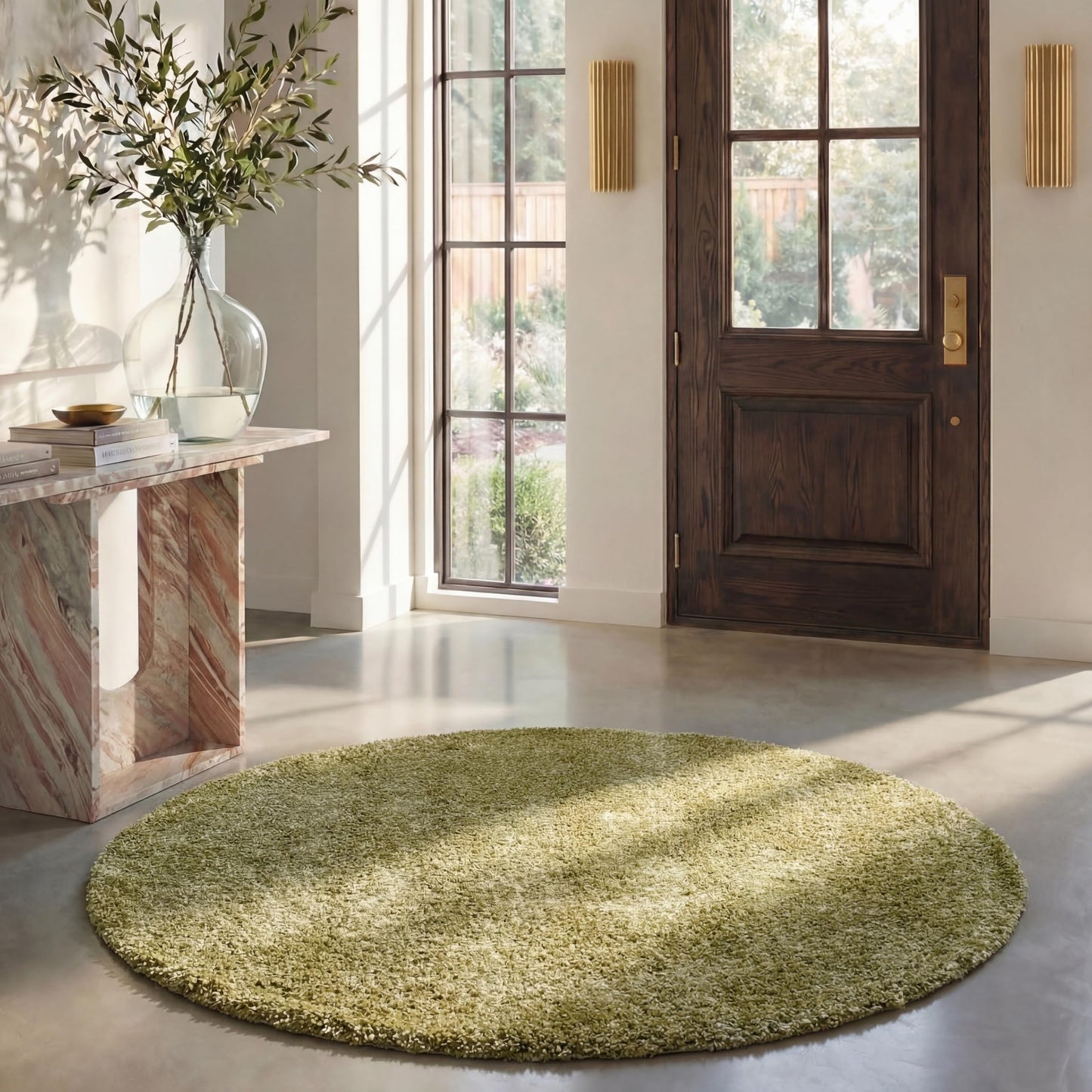 SAFAVIEH California Shag Collection Area Rug - 8' x 10', Ivory, Non-Shedding & Easy to Clean, Ultra Plush Thick Pile, Ideal for Living Room, Bedroom, Dining Space (SG151-1212)